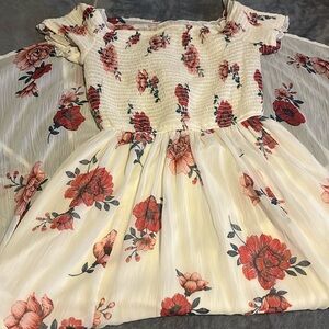 Flowered summer dress